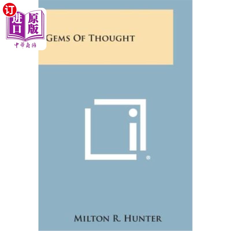 海外直订gems of thought 思想宝藏