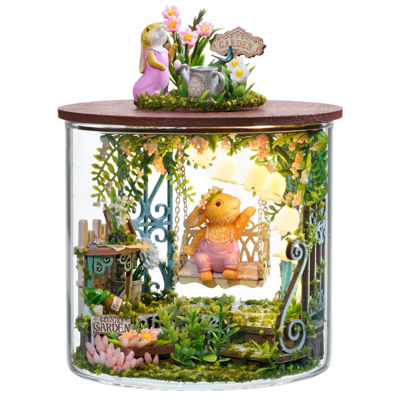 �Ҥ����ֹ�����ģ��ľ��diy���ͯ����԰Բ��ƿ����ڼ������������Ů 43.6Ԫ