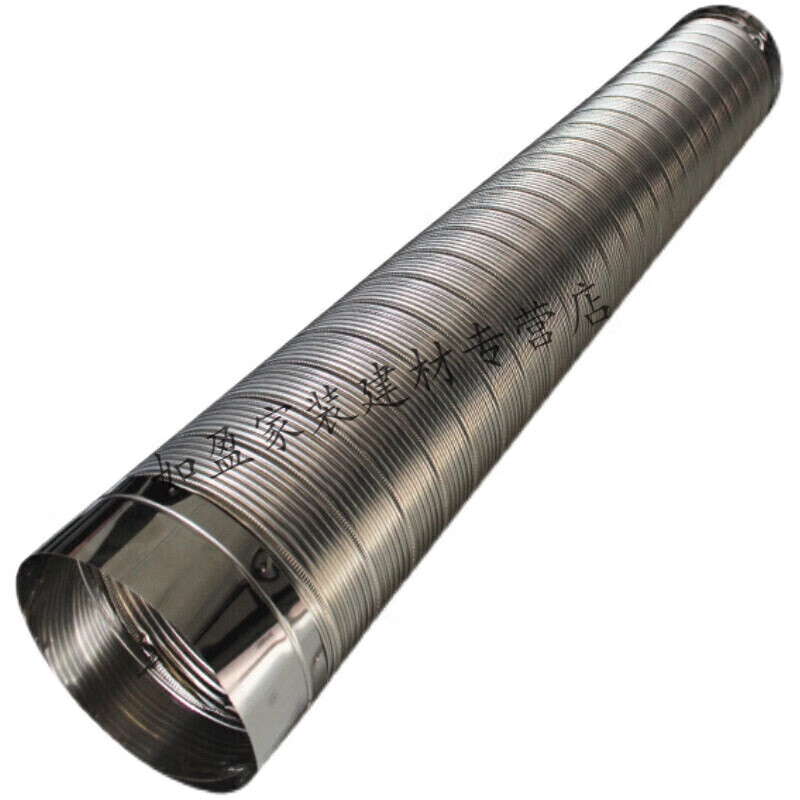 排烟管不锈钢304防老鼠风管硬管厨房家用止回阀排气管道 150口径x0