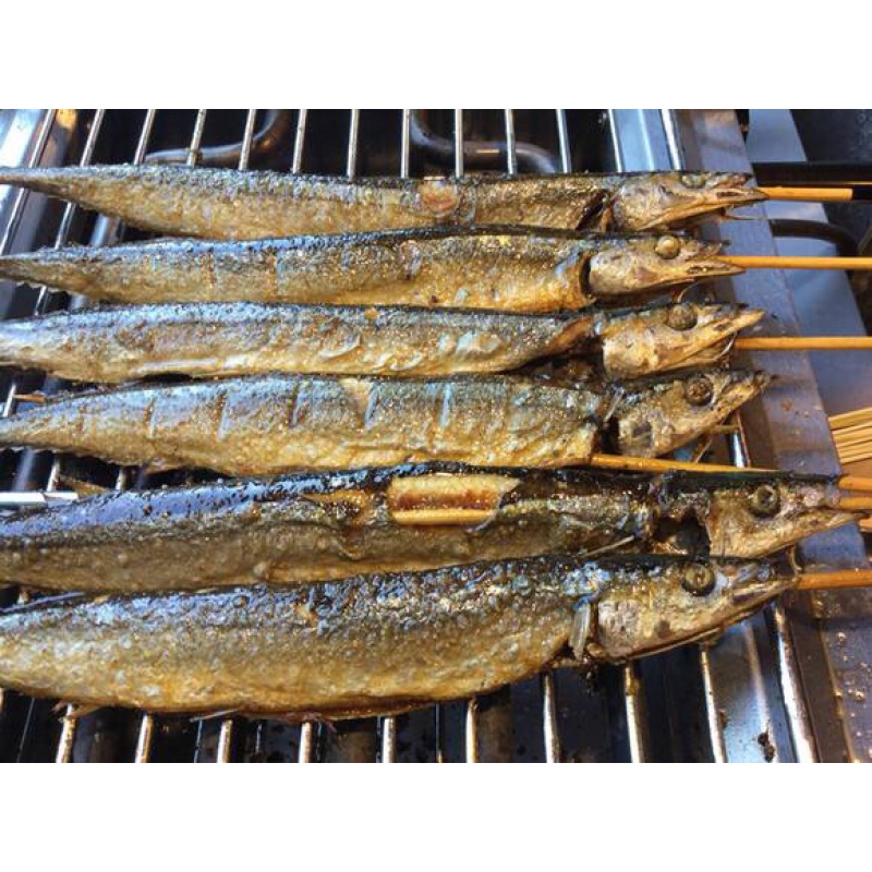 如题山 冷冻去内脏秋刀鱼串烧烤秋刀鱼整箱100串江浙沪皖地区