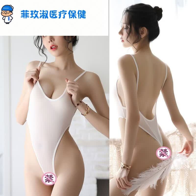 丁字裤女勒阴g裤情趣 连体衣高叉连体泳衣紧身连体丁字泳衣泳衣连体