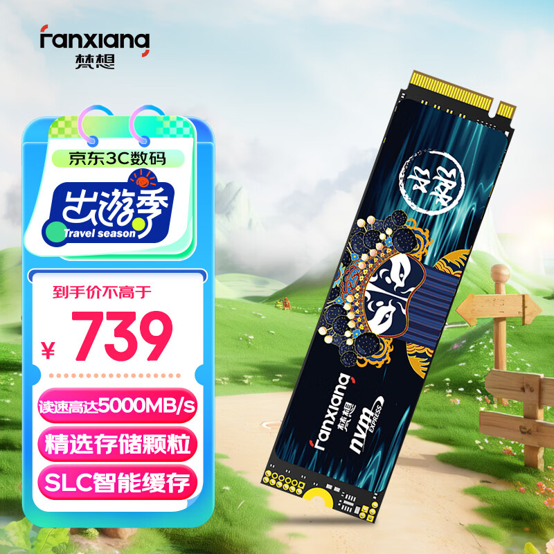 梵想（FANXIANG） 2TB SSD固态硬盘M.2接口NVMe协议（PCIe4.0*4） 台式机笔记本电脑S690MQ系列