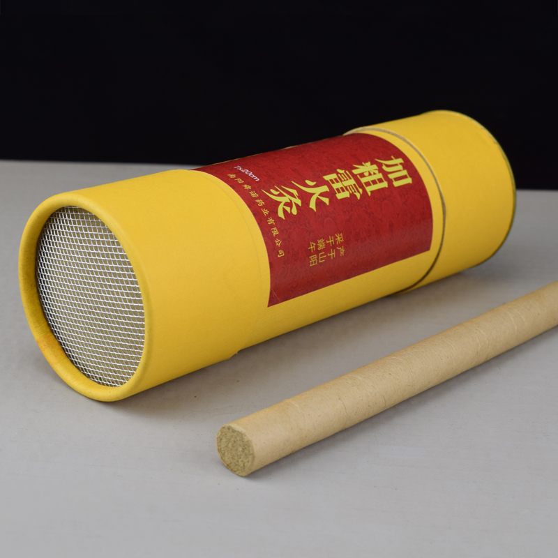 旭艾堂大炮灸加粗型艾条带灰网带帽悬灸条可手推式雷火灸艾草条艾灸条 大炮灸一支（规格7*20cm）拍三支song一支