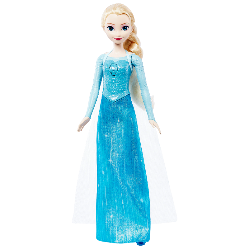 芭比（Barbie）女孩生日礼物冰雪奇缘公主娃娃女孩玩具-冰雪之音系列之艾莎HLW55