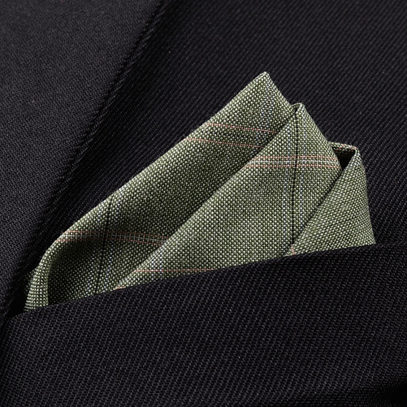 卡若登新品男士西服胸前方巾棉质男士西装口袋巾条纹方巾正装西服胸巾