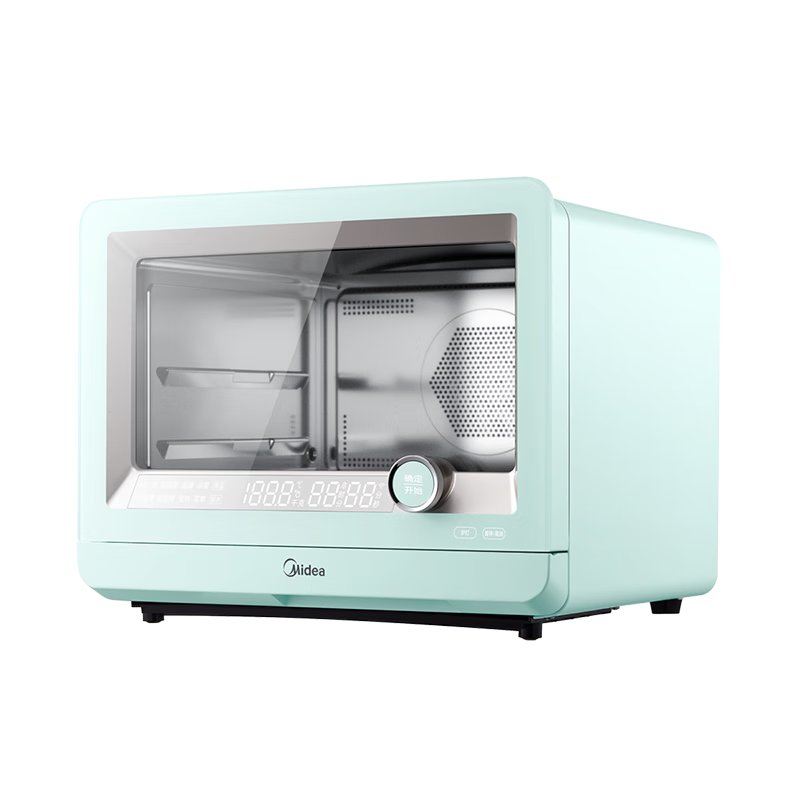 Midea 美的 PS20C2W 蒸汽电烤箱 20L 淡雅绿