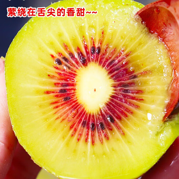 酷果汇四川正红心猕猴桃新鲜奇异果应当季时令孕妇水果整箱生鲜礼物礼盒 10枚大果【单果90-110g】