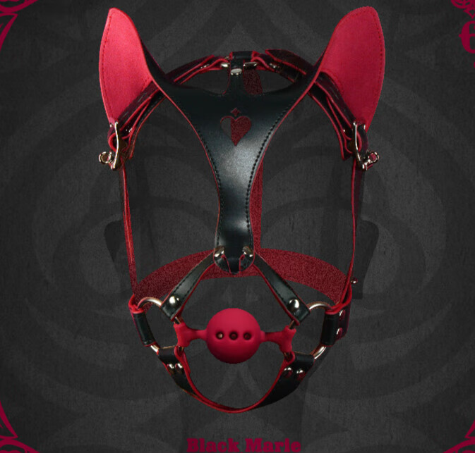 vieruodisboussac 猫咪面具 miss mio 马具口枷 口球 拘束 情趣用具