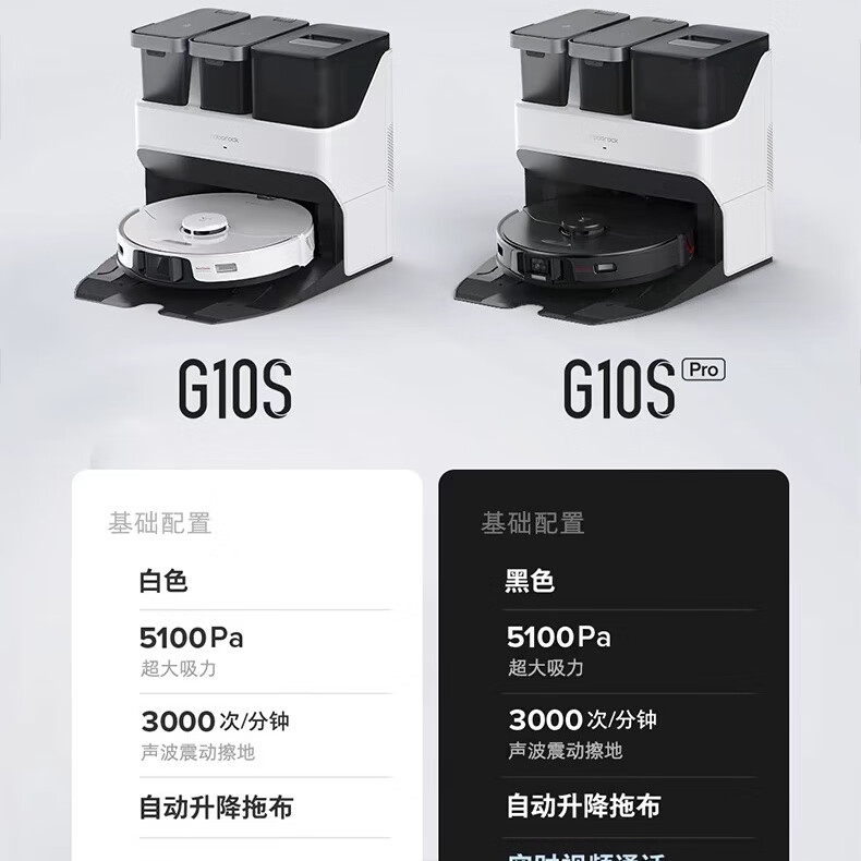 智洁石头【享3年质保】自清洁扫地机器人G10S Pro系列扫二手B8新-9新 G10S Pro智能上下水-赠送3年质保