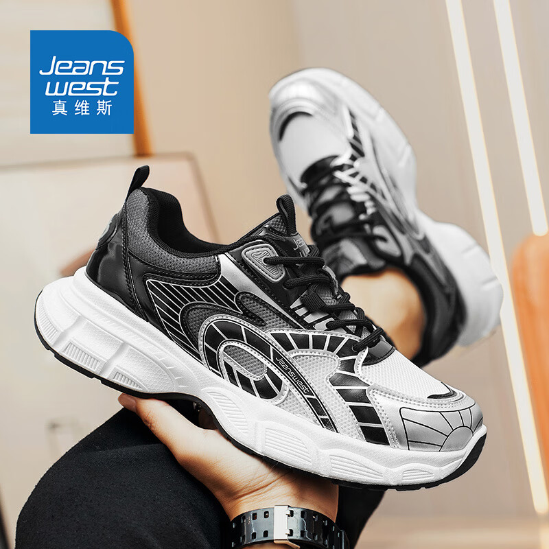 ��ά˹��Jeanswest����Ь�ﶬ��������Ь����͸�������ϵ�Ь���ܲ��˶�Ь �׺� 41�� 