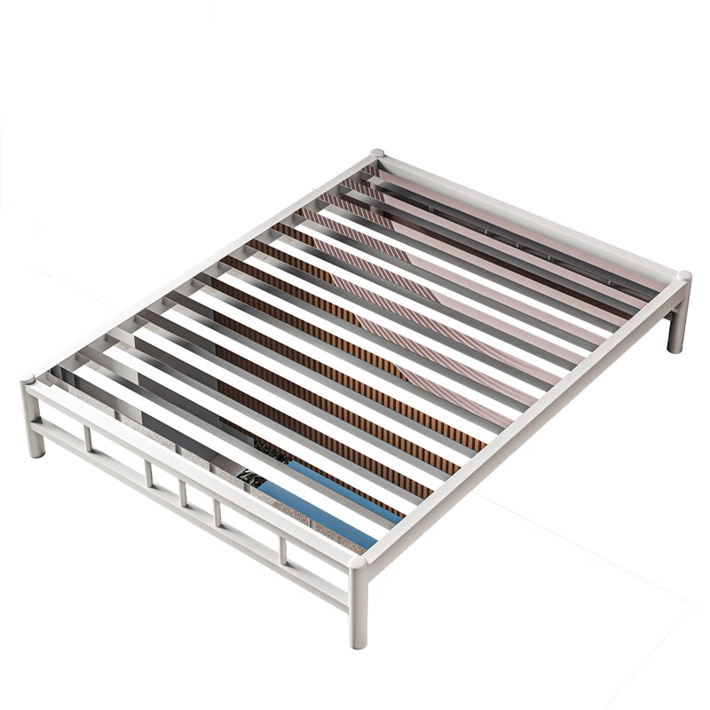 裙裳现代简约不锈钢床双人床1.5米加厚加粗1.8米单人非铁艺1.