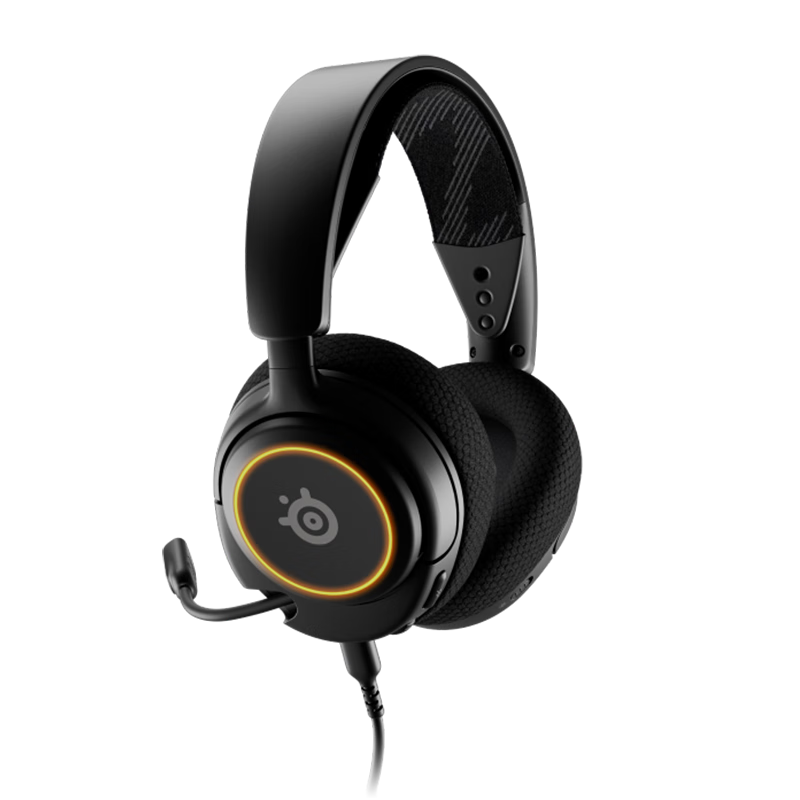 ���SteelSeries�� ��������Novaϵ�� ���߶��� ͷ��ʽ���� �羺��Ϸ��������5������RGB����Nova3 Arctis Nova 3