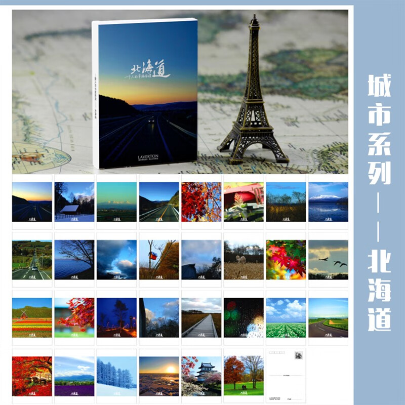 世界大都市城市风景明信片 伦敦纽约东京 