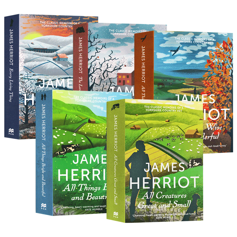 Ӣԭ ԭ5ȫ All Creatures Great and Small James Herriot ׹ ΰС 붯Ĺʵ340Ԫ