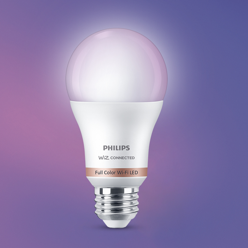 飞利浦智能led灯泡球泡灯wifi手机遥控版小度语音wiz远程控制app控制