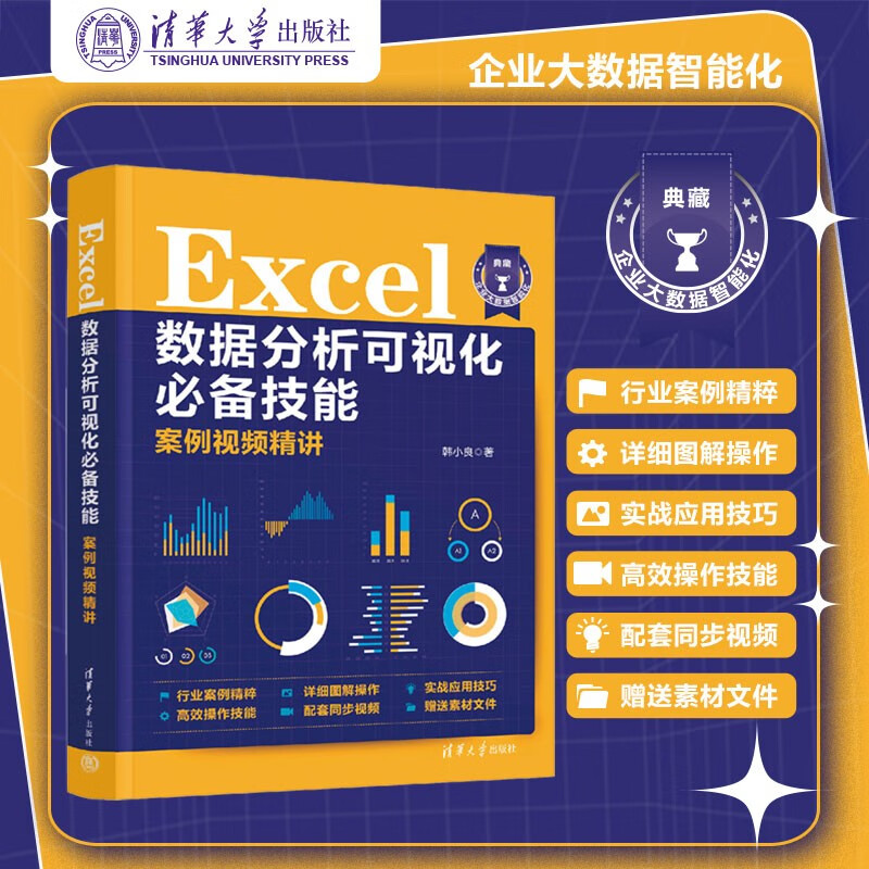 Excel数据分析可视化必备技能案例视频精讲