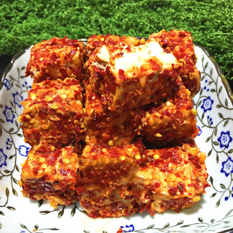 虎钢馋湖南特产手工自制豆腐乳猫鱼霉豆腐香辣老姜