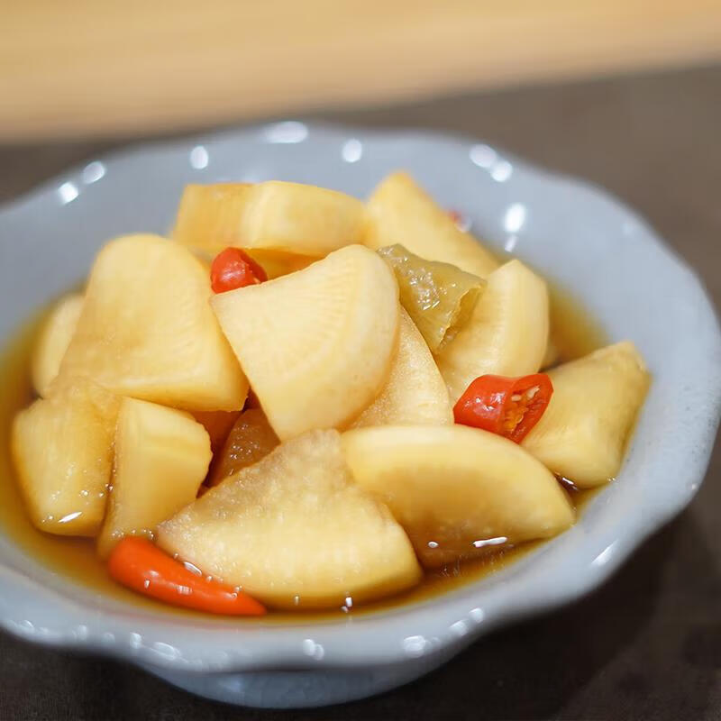 i萝卜块300g*3袋手工捞汁糖醋腌萝卜片下饭菜特产美食 农家萝卜块 3包