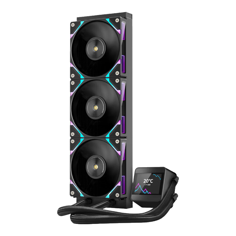 鑫谷(segotep)昆侖MU-360 ARGB一體式水冷CPU散熱器(自定義IPS屏幕/模組拼接積木風(fēng)扇/兼容Intel/AMD多平臺)