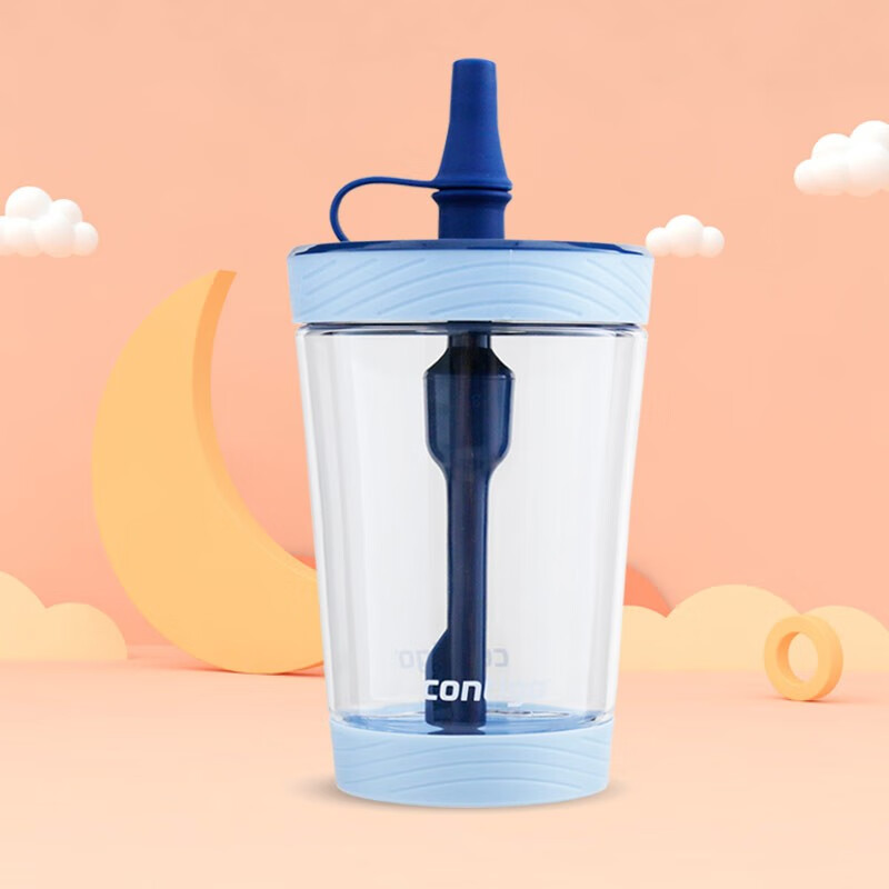 contigo 康迪克防漏冷萃吸管水杯 咖啡杯 搅拌杯 海洋蓝 500ml