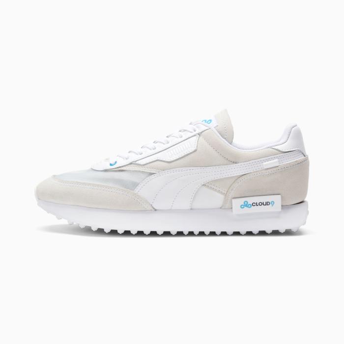彪马(puma)男鞋休闲鞋cl oud9低帮系带缓震经典舒适日常380849 p wht