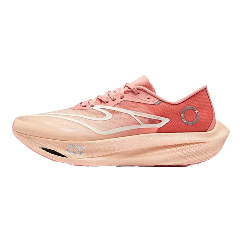 鴻星爾克芷境2代馬拉松跑步鞋全掌碳板PB競(jìng)速跑鞋專業(yè)減震運(yùn)動(dòng)鞋子男鞋 桃花仙-香桃色/蜜桃橙粉(男) 43