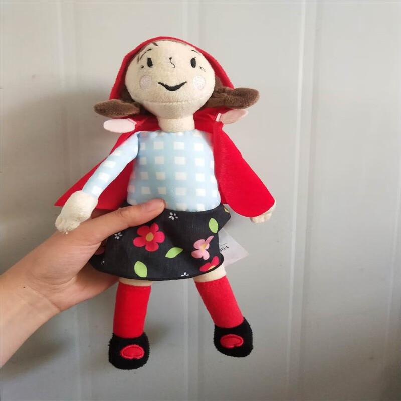 妙普乐抖音款yz毛绒玩具寓言故事大灰狼外婆小红帽儿童公仔小玩偶 小