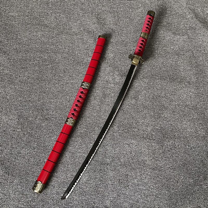 索隆的刀金属 海贼王索隆刀三刀流黑刀秋水和道一文字鬼彻阎魔金属舞