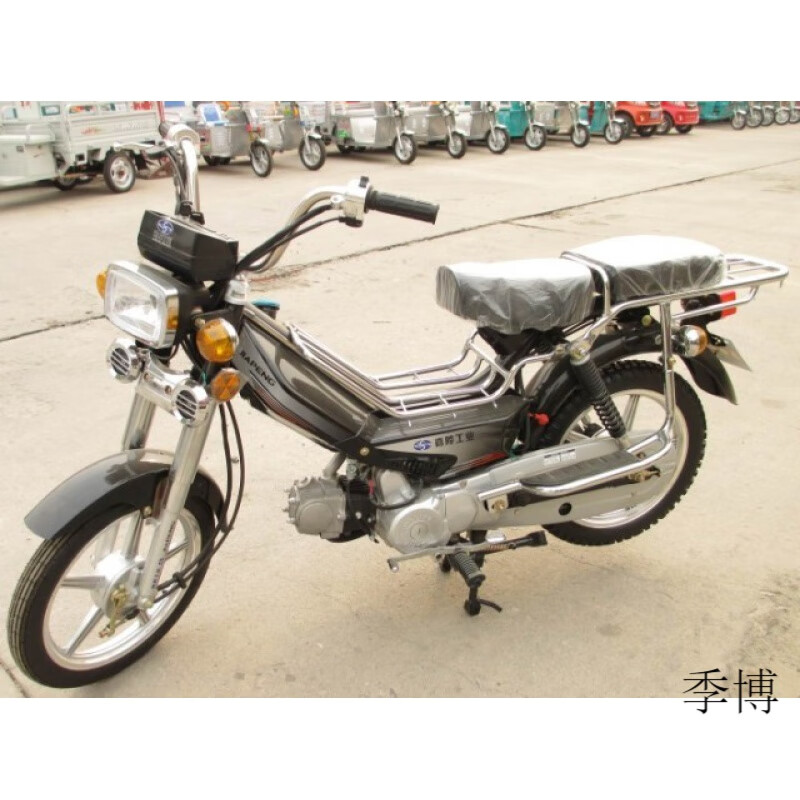 工马重庆嘉陵工业嘉鹏48cc燃油助力弯梁摩托车发动机小狗儿带档位省油