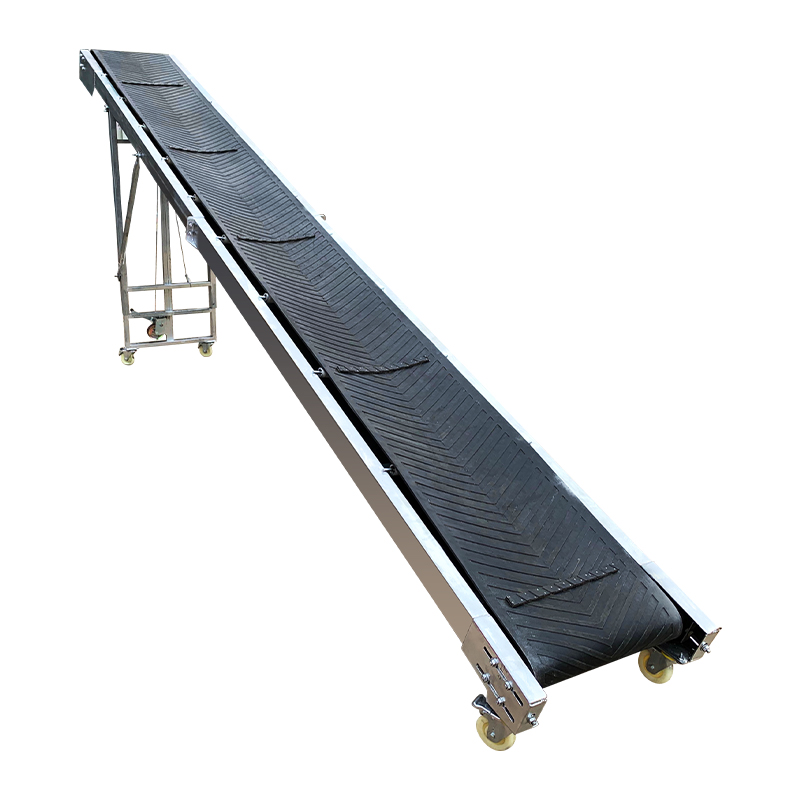 小型电动输送机移动折叠升降装车卸货传送带物流粮食上料爬坡皮带 3米