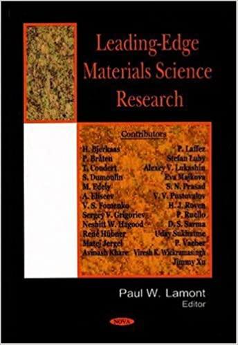 预订Leading-Edge Materials Science Research