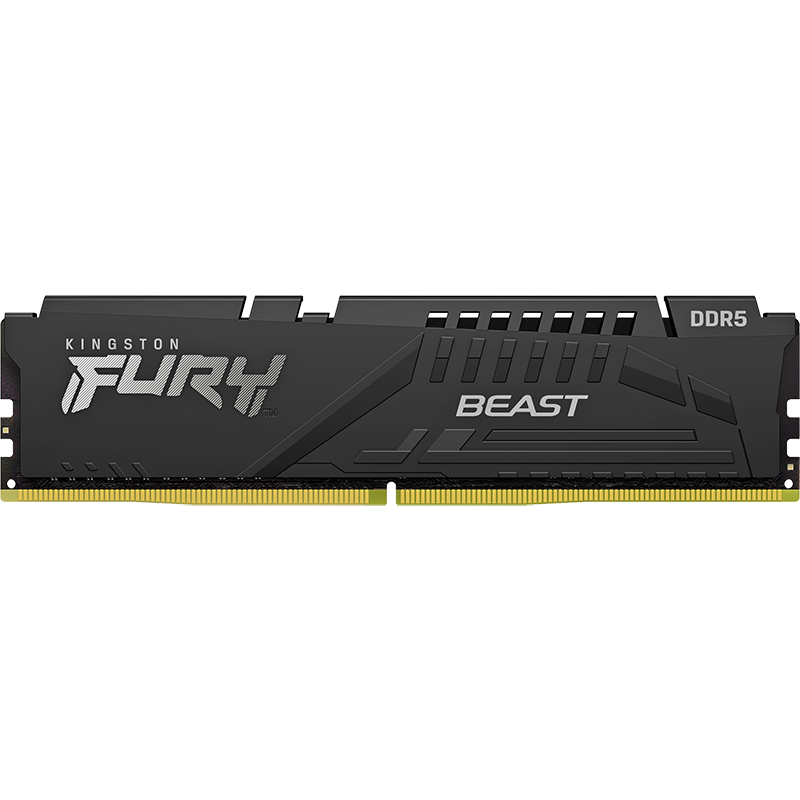 Kingston 金士顿 Fury系列 野兽 Beast DDR5 4800MHz 台式机内存 马甲条 黑色 8GB