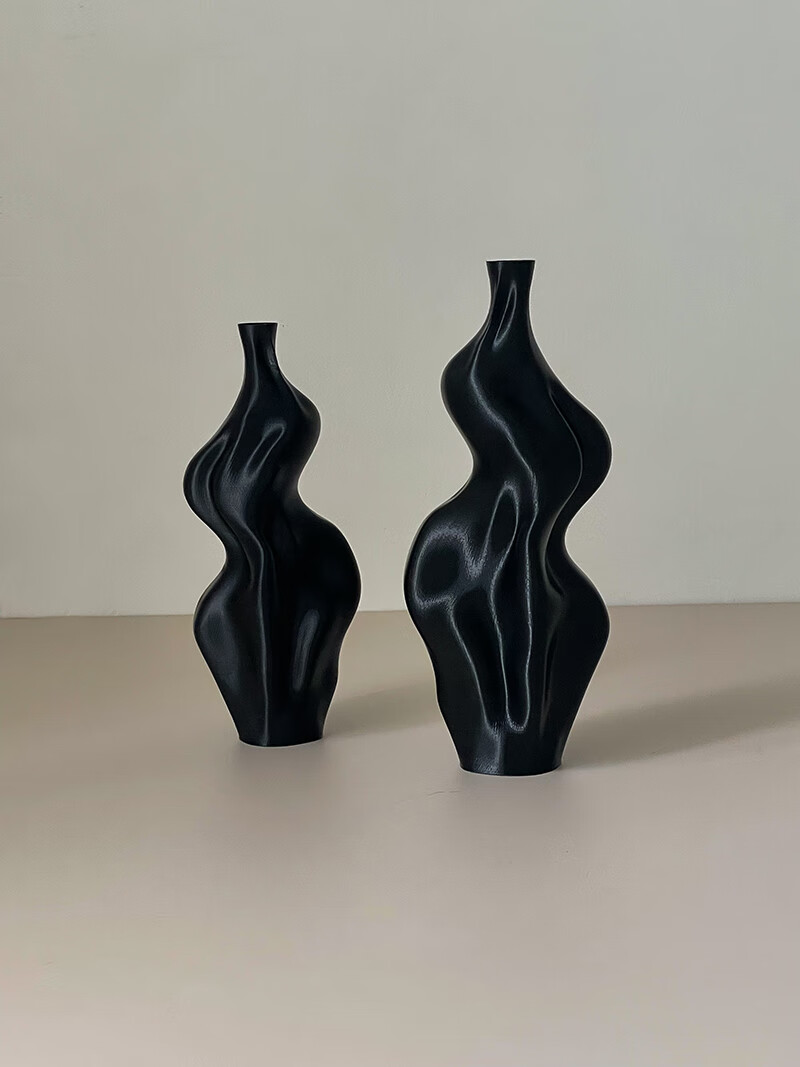 绿野客2023新款niceone原创3d打印花瓶北欧现代简约家居客厅异形创意