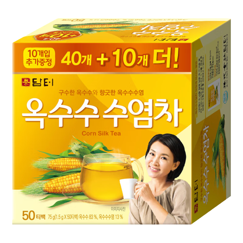 久意韓國進(jìn)口 丹特玉米須茶50包 花草茶養(yǎng)生茶玉米胚芽蕎麥茶包