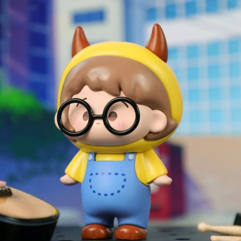 盲集花小西牛牛生活盲盒手办桌面摆件玩具摆件生日礼物 花小西牛牛