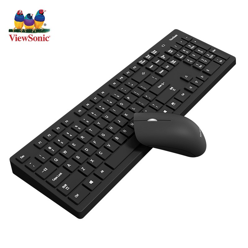 优派 ViewSonic CW1265 pro 无线套装 2.4g无线传输  办公商务套装 静音版鼠标 防水键盘
