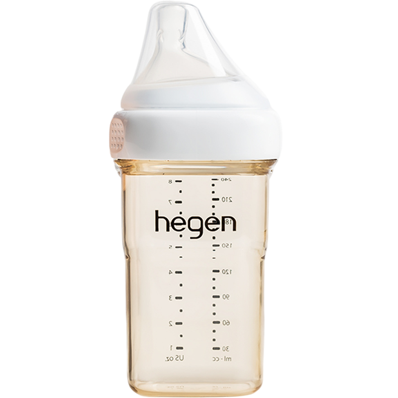 HEGEN海格恩新生婴儿防胀气奶瓶0-6-12个月+ppsu仿母乳防呛奶宝宝奶瓶 【爆款推荐】奶瓶 240ml 3-6个月+