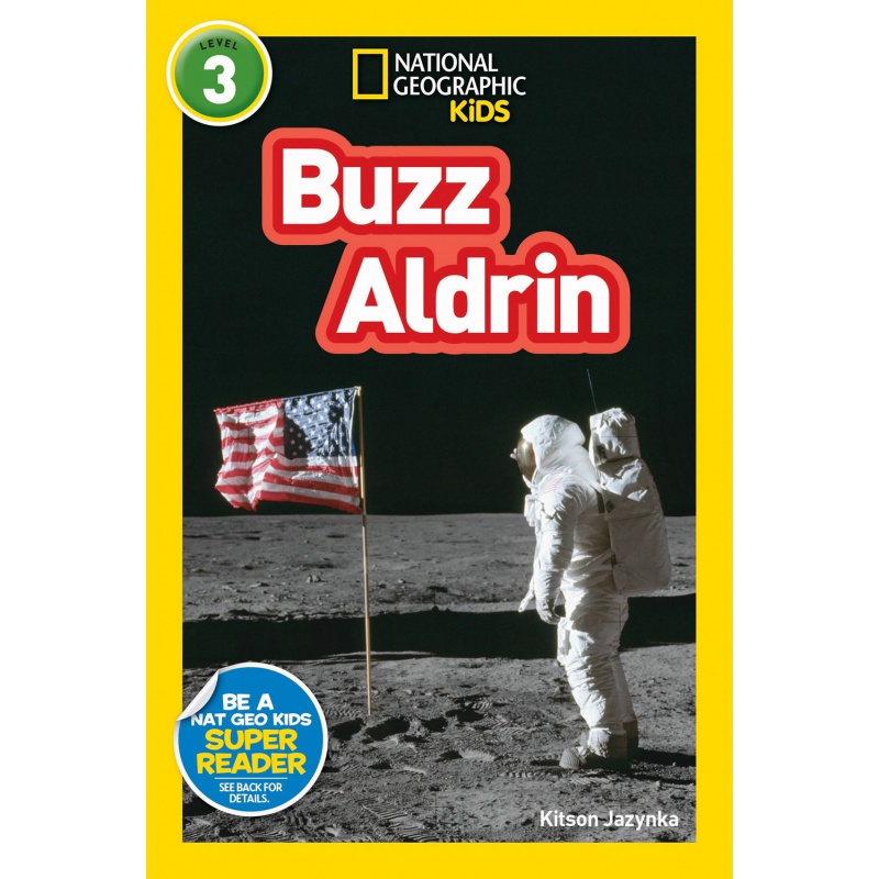 现货英文原版 国家地理儿童绘本 buzz aldrin 航天员奥尔德林