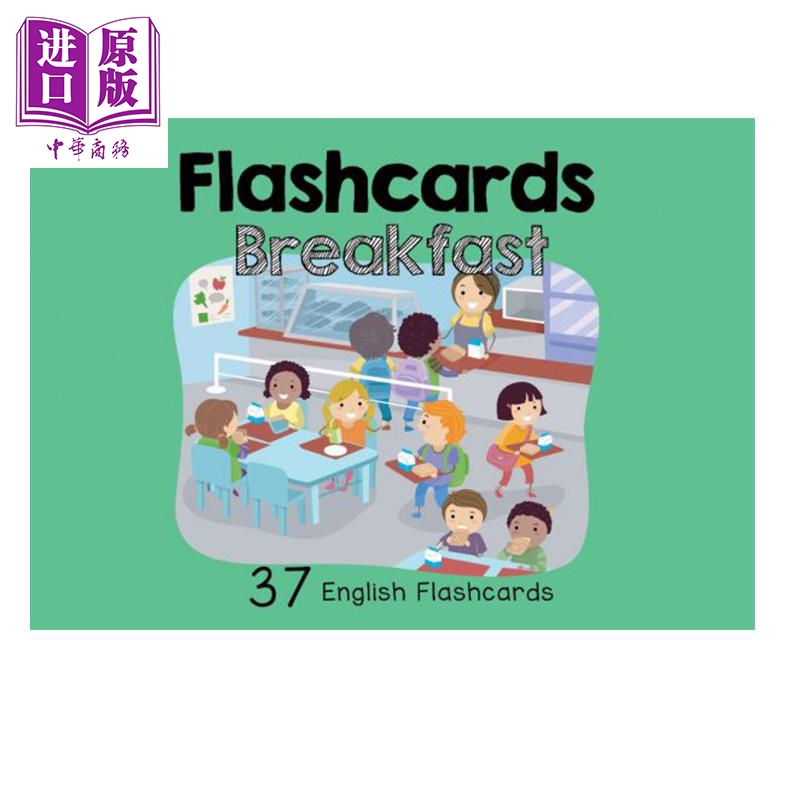 新加坡幼小衔接英语学习卡片cpd flashcards:breakfast 早餐 英文原版