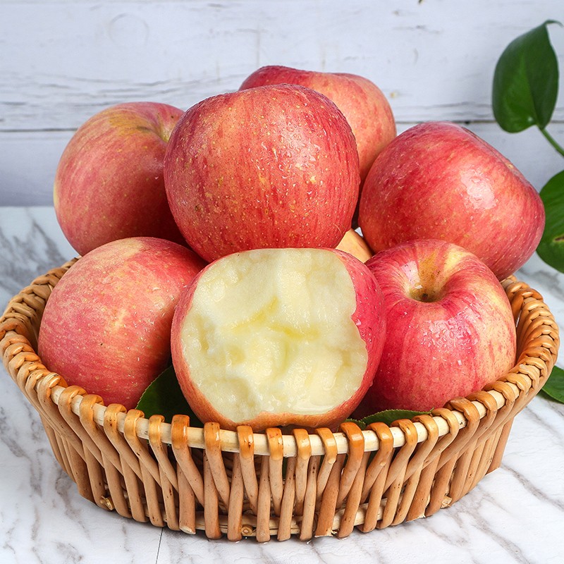 山东烟台富士苹果1.5kg 单果80-85mm 新鲜水果