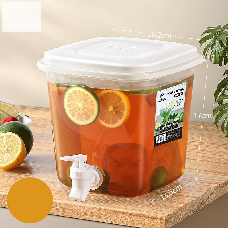 漫思鹤可乐桶容器塑料凉冷水壶带龙头冰箱家用大容量3升网 商品 升网
