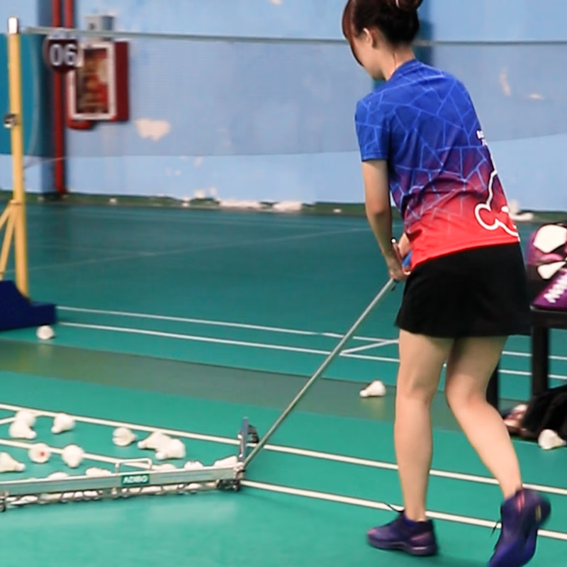 谷炼鹰羽毛球捡球器收球器集球器可折叠扫球器免弯腰拾球器 折叠便携