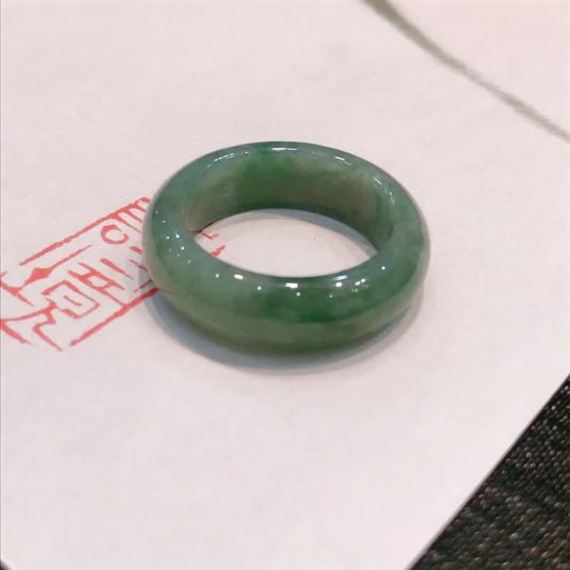 珠佩丽翡翠戒指赌神戒指环戒圈对戒玉石男女情侣礼物人气精品玉戒指女