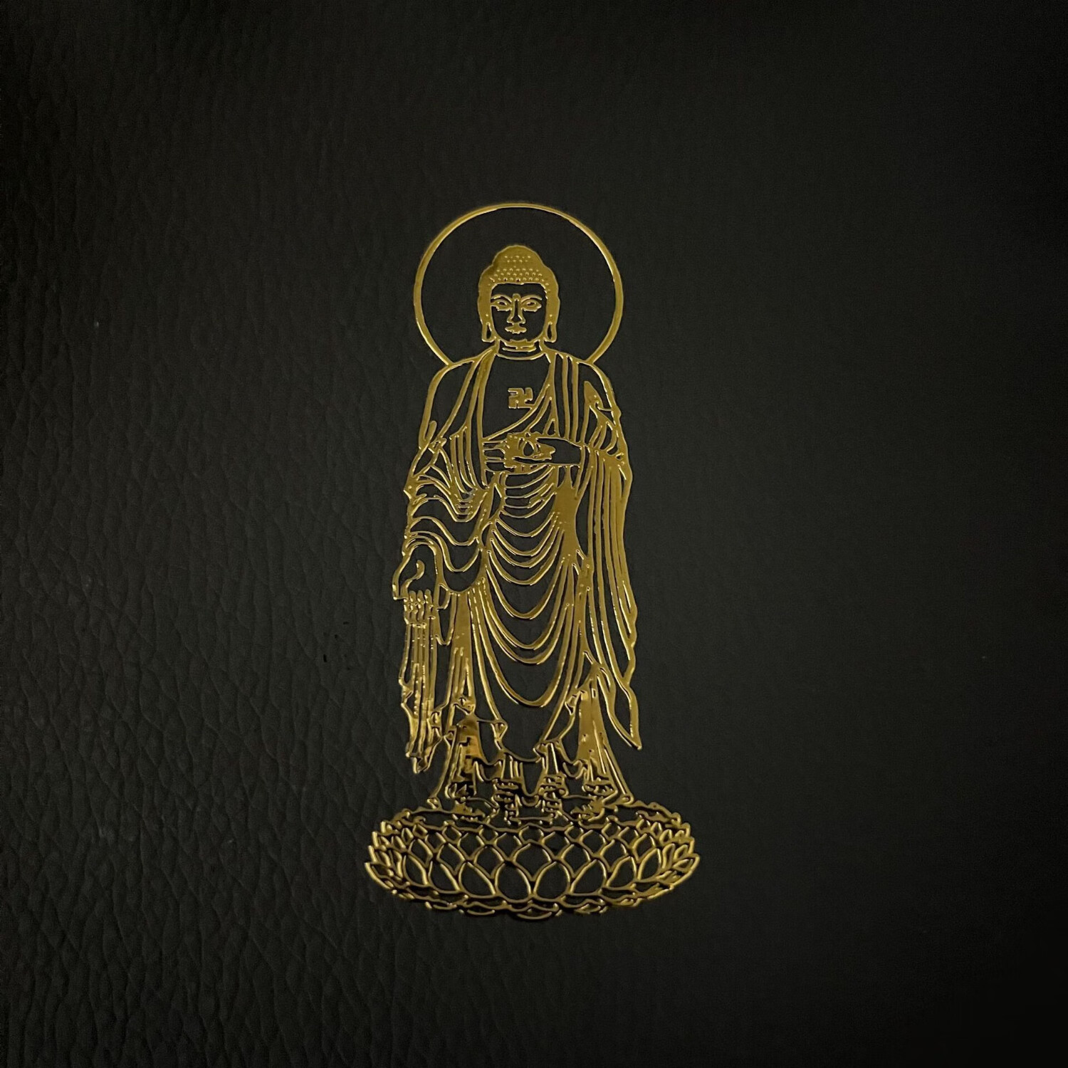 命佛八大守护神手机贴纸装饰贴画金属贴纸墙贴 1张属狗属猪-阿弥陀佛