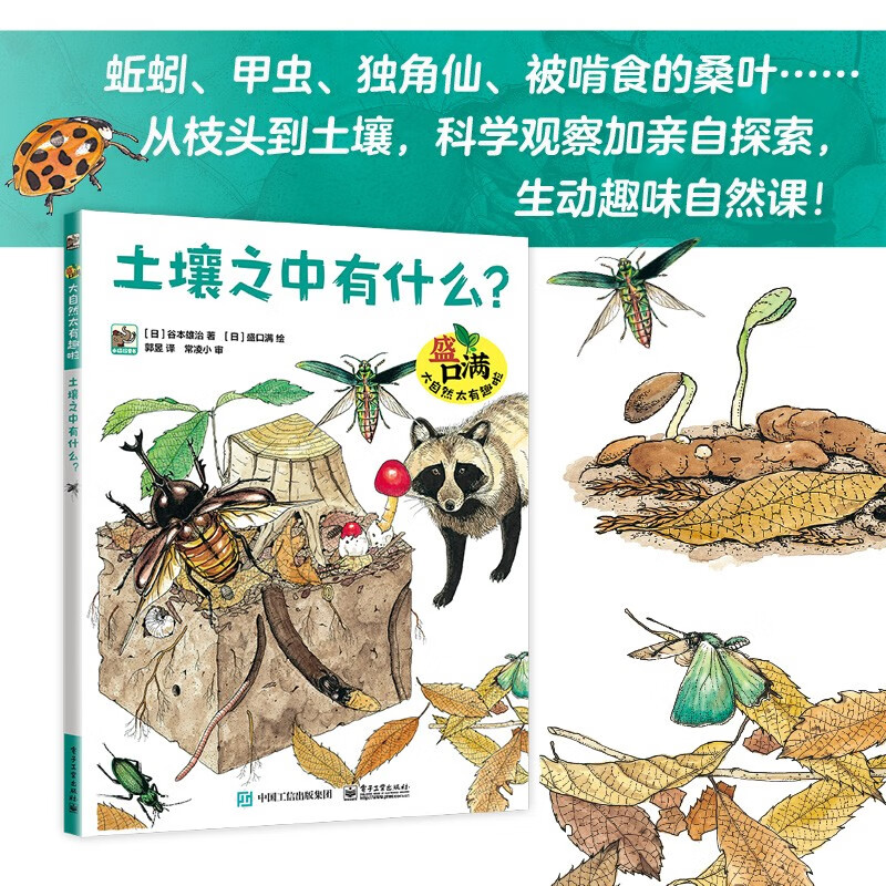 盛口满：大自然太有趣啦自然科普绘本4-8岁小猛犸童书(精装4册)详情图