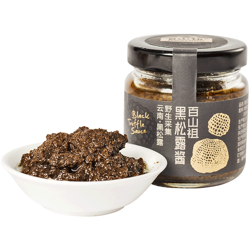 百山祖黑松露醬燴飯醬意面調(diào)味醬壽司海鮮牛排醬料90g
