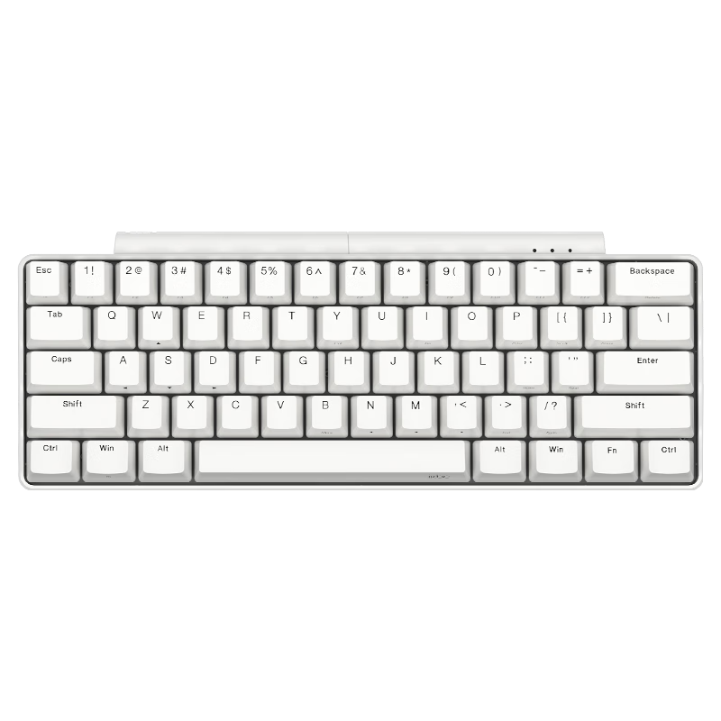 ikbc 机械键盘W200mini2.4g无线蓝牙双模61键cherry樱桃轴电脑办公台式机笔记本 W200mini白色红轴（无线2.4G- 199元