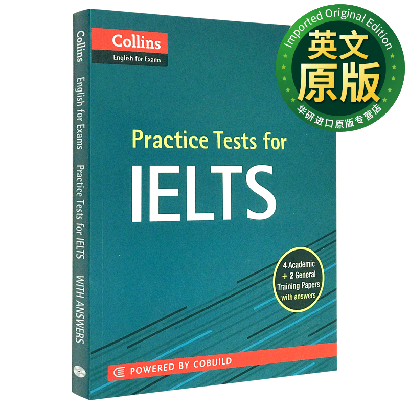 柯林斯雅思英语考试模拟题英文原版Collins Practice Tests for IELTS 1 英文版