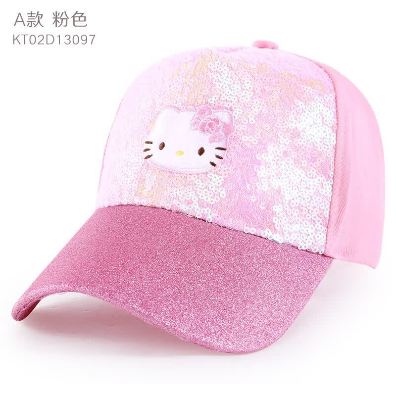 Hello Kitty凯蒂猫儿童帽子防晒帽春薄款透气鸭舌女童遮阳帽太阳小孩幼儿宝宝 KT02D13097-粉色 S(50cm)使用感如何?