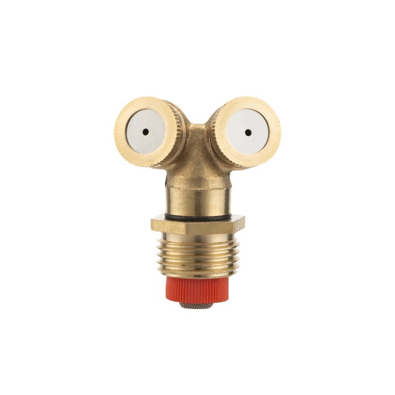 园林高压喷雾器喷嘴工地除尘雾化喷头围挡洒水降尘喷淋头喷灌灌溉 4分